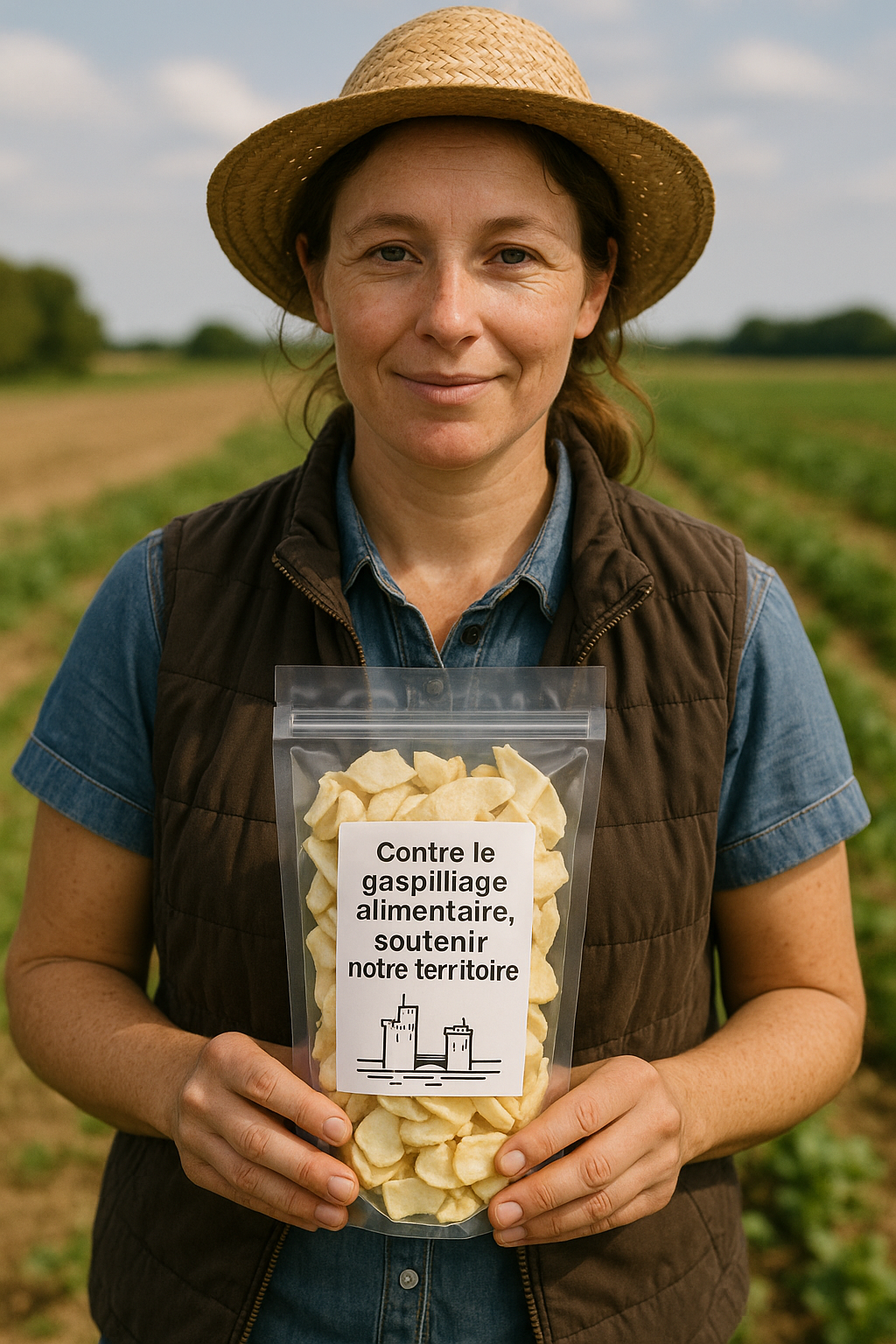 Pommes lyophilisées